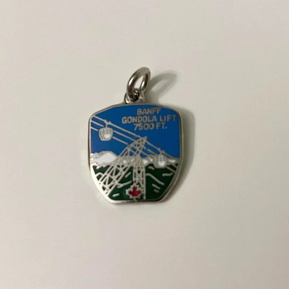 Vintage Banff Gondola Lift Charm Pendant - Picture 8 of 8
